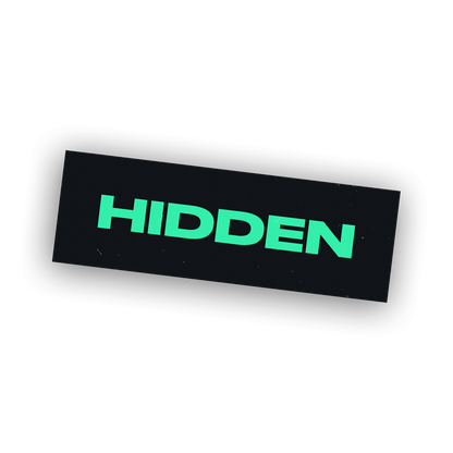 Hidden Vinyl Decals